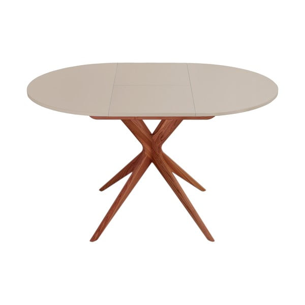 Okrugao proširiv blagovaonski stol s dodatnom pločom ø 90 cm Jubi – Ragaba-image-1