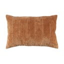 Karamel smeđi ukrasni jastuk WOOOD Fallon Toffee, 40 x 60 cm