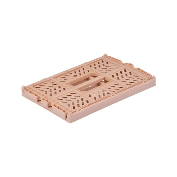 Svijetlo ružičasta plastična kutija za pohranu 21x14.5x8 cm – Homéa-image-2