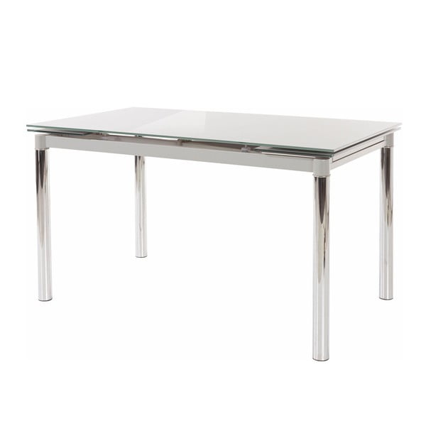 Sivi stol za blagovanje sa staklenom pločom Støraa Pipp