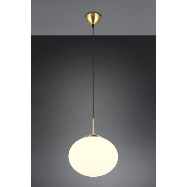 Bijela/u zlatnoj boji viseća svjetiljka sa staklenim sjenilom ø 30 cm Fomento – Trio-image-1