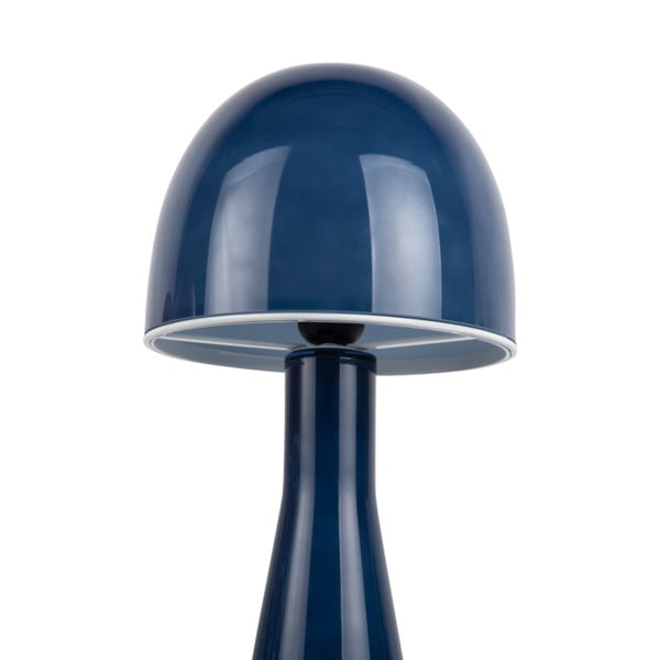 Tamno plava stolna lampa sa staklenim sjenilom (visina 45 cm) Bombin – Leitmotiv-image-2
