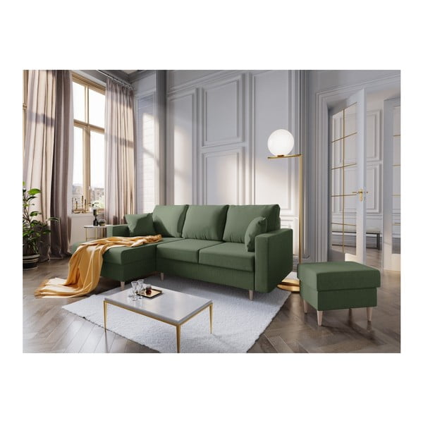 Zeleni tabure Mazzini Sofas Aubrieta, 60 x 45 cm-image-4