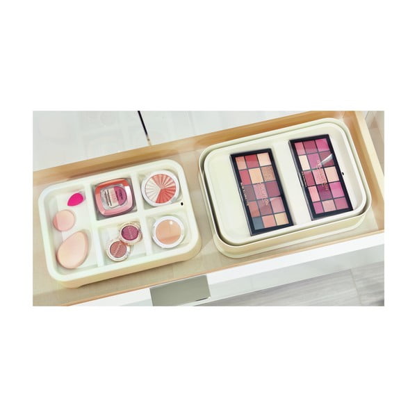 Bijeli organizator za šminku iDesign Eco Bin, 28,12 x 19,23 cm-image-3