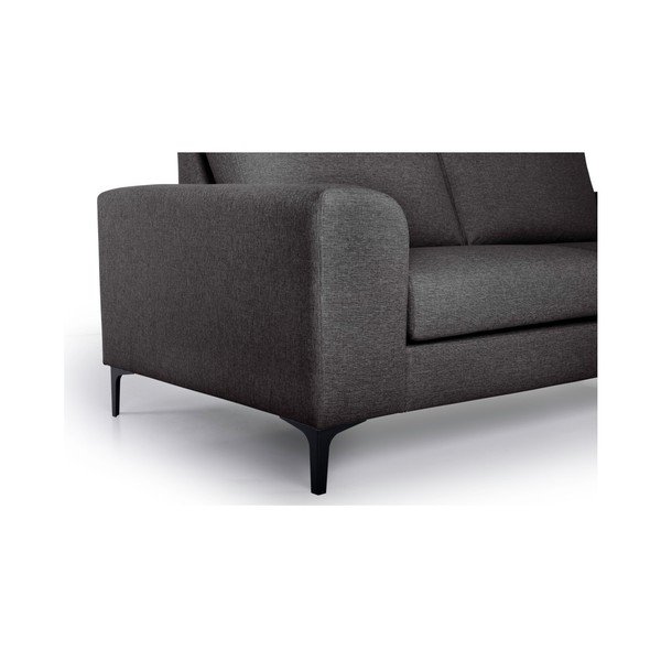 Antracit siva sofa Scandic Henry, 214 cm-image-3