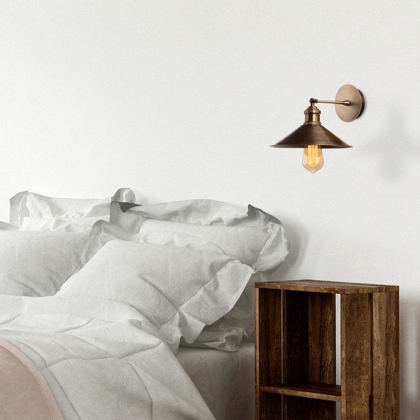 Zidna lampa u zlatnoj boji ø 24 cm Mueno – Opviq lights-image-1