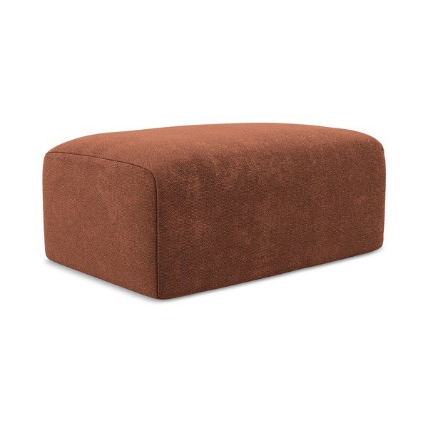 Tabure od šenila boje terakote Kona – Makamii-image-3