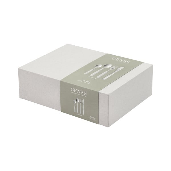 Pribor 16 kom od nehrđajućeg čelika u srebrnoj boji Ranka – Gense-image-2