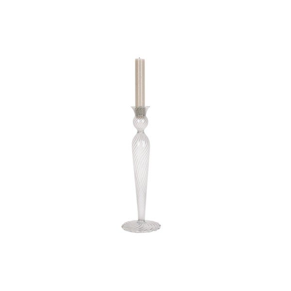 Stakleni svijećnjak PT LIVING Swirl, visina 26,5 cm-image-2