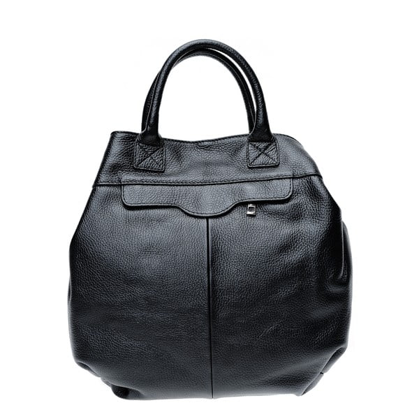 Crna kožna torbica Isabella Rhea