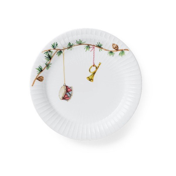 Bijeli desertni porculanski tanjur s božićnim motivom ø 19 cm Hammershøi Christmas – Kähler Design