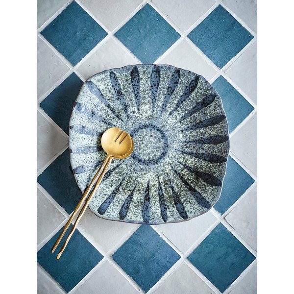 Sivi tanjur za serviranje od kamenine ø 32 cm Ramie – Bloomingville-image-1