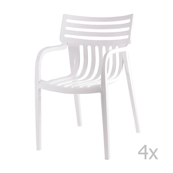 Set od 4 bijele blagovaonske stolice sømcasa Rodie