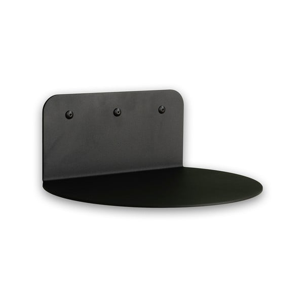 Crna metalna polica 30 cm Flex – Spinder Design
