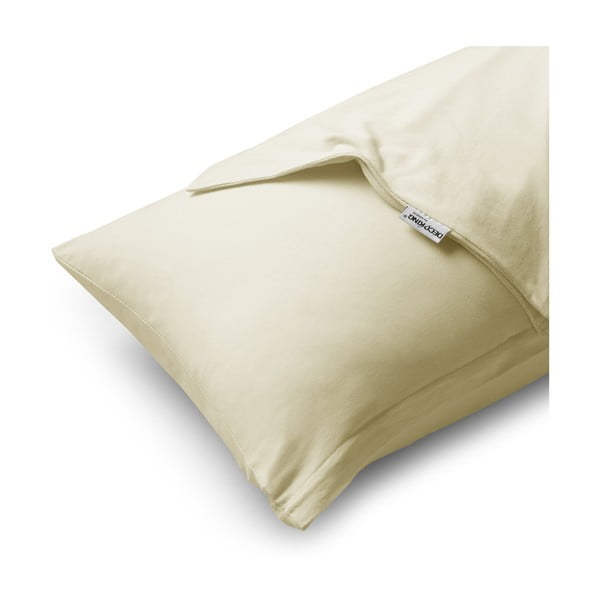 Set od 2 sivo-bež pamučne jastučnice DecoKing Amber Beige, 40 x 40 cm-image-2