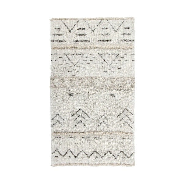 Krem periv/ručno rađen vunen tepih 80x140 cm Lakota Day – Lorena Canals