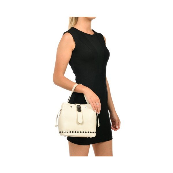 Bež kožna torbica Mangotti Bags Giulia-image-4