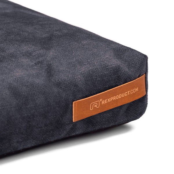 Tamno sivi madrac za psa od eko kože 60x70 cm SoftPET Eco L - Rexproduct-image-2