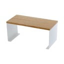 Bijela/u prirodnoj boji metalna dodatna kuhinjska polica 30,5x14 cm Tosca – YAMAZAKI