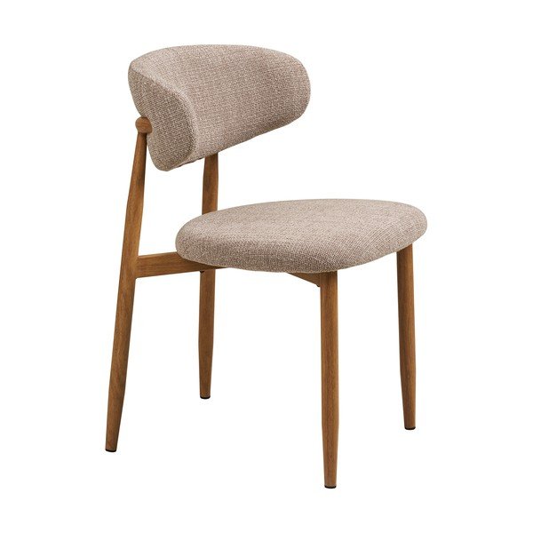 Bež/u prirodnoj boji podstavljena blagovaonska stolica Levanto – House Nordic-image-2