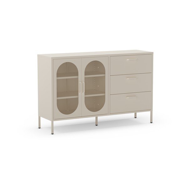 Krem komoda 140x90 cm Diora – Marckeric-image-2