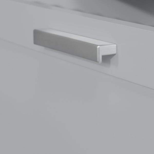 Siva dječja komoda s promjenjivim stolom 87x100x75 cm Hamburg – Roba-image-3