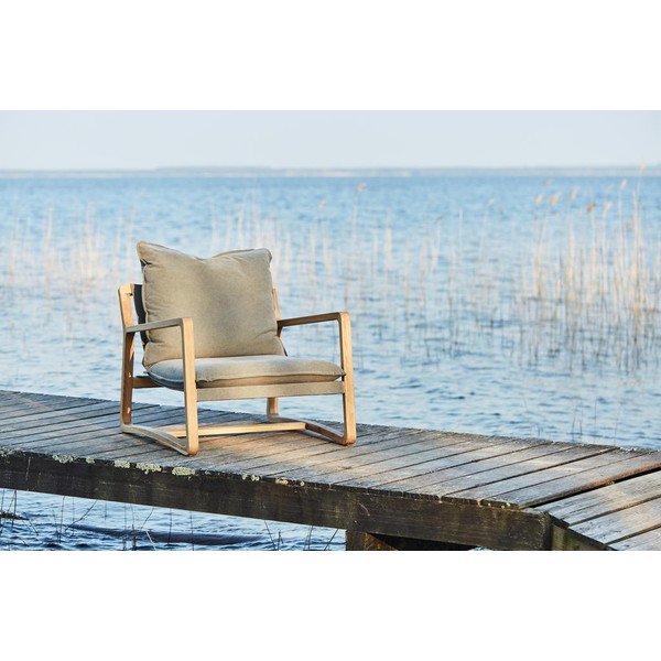 Siva drvena vrtna stolica Azenon - Côté Table-image-1