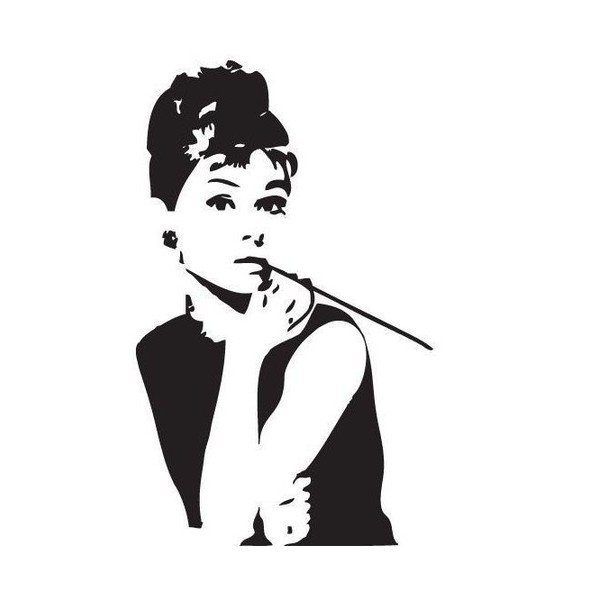 Naljepnica Audrey Hepburn-image-1