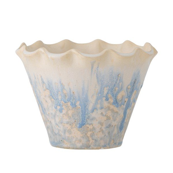 Ukrasna tegla za cvijeće od kamenine ø 14 cm Bertha – Bloomingville