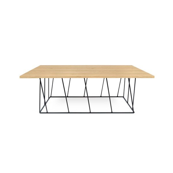 Stol za kavu s crnim nogama TemaHome Helix, 75 x 120 cm