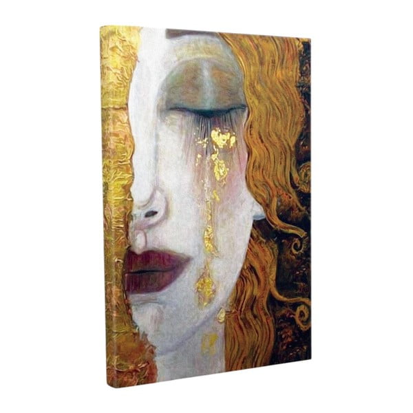 Zidna reprodukcija na platnu Gustav Klimt Golden Tears, 30 x 40 cm