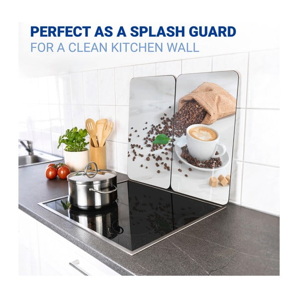 Zaštitni poklopci za štednjak u setu od kaljenog stakla 2 kom 52x30 cm Café Aromatica – Maximex-image-4