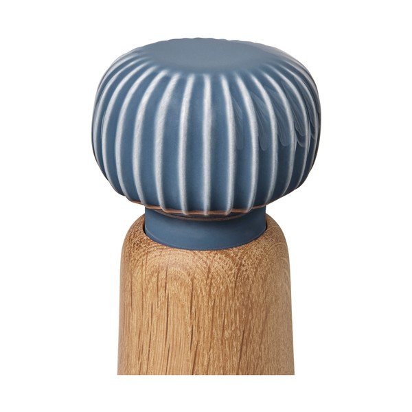 Mlin za začine od hrastovog drveta drveta s antracit porculanskim detaljima Kähler Design Hammershoi, visine 17,5 cm-image-2