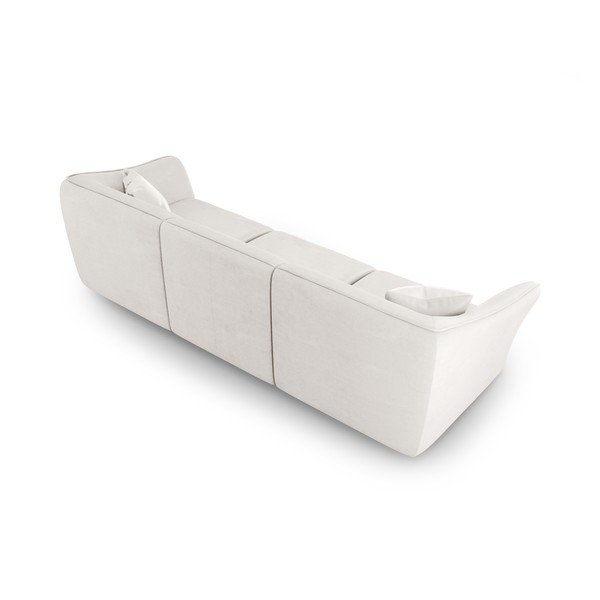 Bijela sofa od bouclé tkanine 292 cm Tokyo – Cosmopolitan Design-image-2