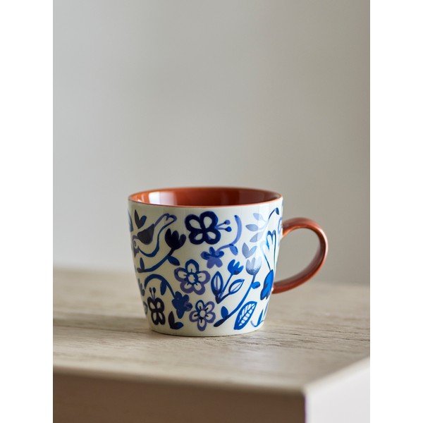 Plave/krem šalice u setu 4 kom glinene 300 ml Figuria – Bloomingville-image-1