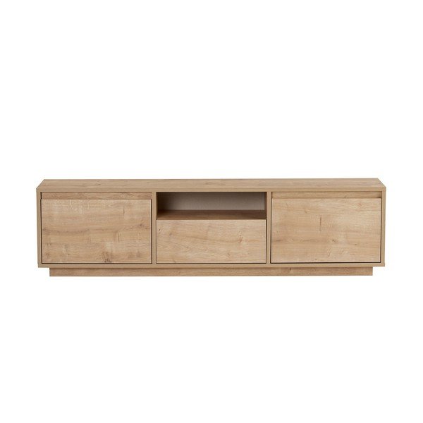TV komoda u dekoru hrasta u prirodnoj boji 160x42x30 cm Sentinel – Kalune Design-image-3