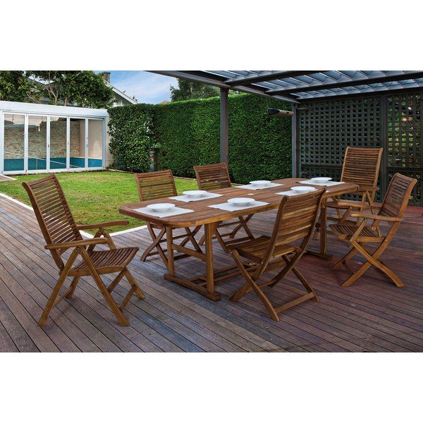 Vrtna stolica od masivnog drveta u prirodnoj boji Noemi – Bizzotto-image-4