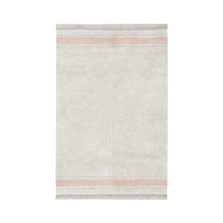 Ružičasti/krem periv/ručno rađen pamučan tepih 90x130 cm Gastro Rose – Lorena Canals
