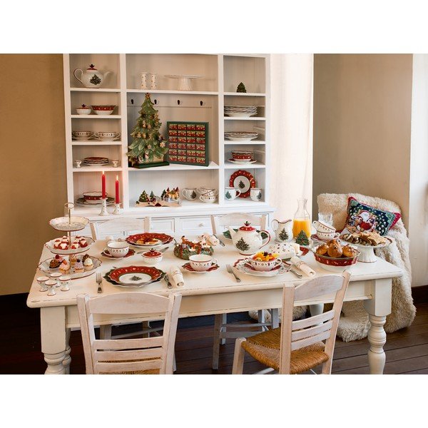 Bijelo-crvena porculanska božićna posuda Toy's Delight Villeroy & Boch, Ø 14,8 cm-image-3