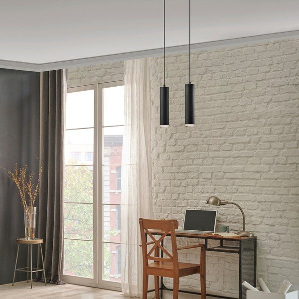 Crna viseća lampa - LAMKUR-image-1
