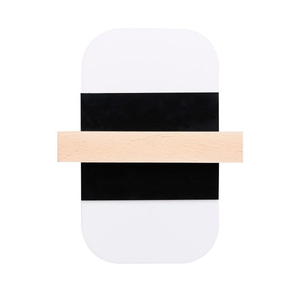 Crno-bijela LED zidna lampa April - Candellux Lighting