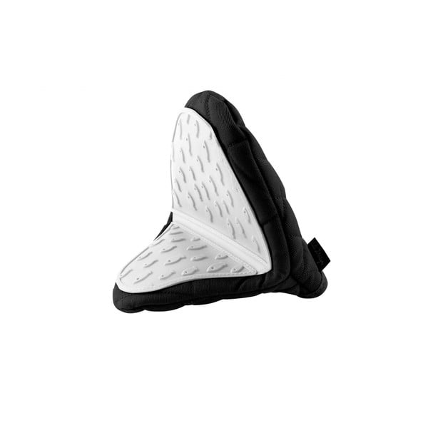 Crno-bijela pamučna rukavica sa silikonskim dizajnom Vialli