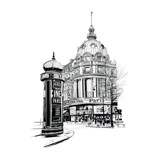 Zidna naljepnica Ambijent Pariz trkalište, 85 x 60 cm-image-2