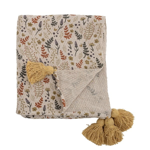 Bež deka za bebe 130x160 cm Filipa – Bloomingville Mini-image-3