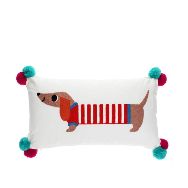 Dječji jastuk od mješavine pamuka 50x33 cm Sausage Dog – Rex London