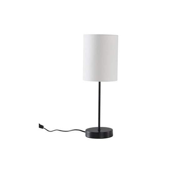 Bijela/crna tekstilna stolna lampa (visina 45 cm) Seth – Jotex-image-3