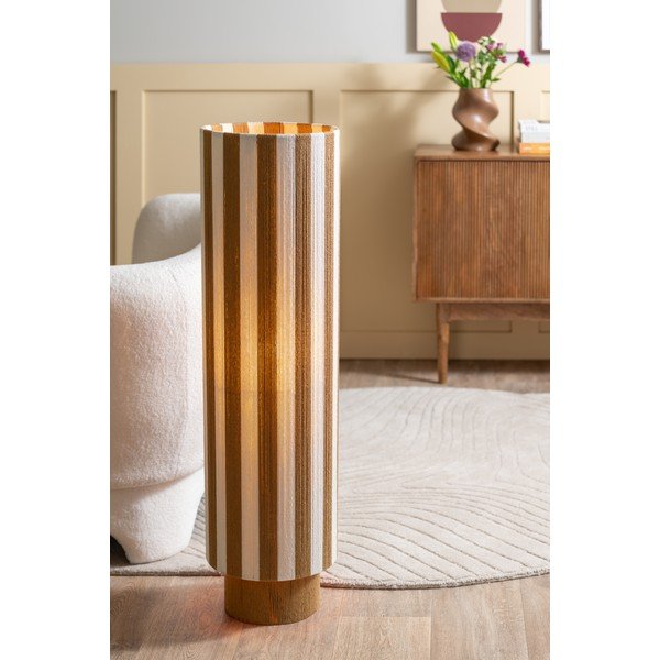 Bijela/u prirodnoj boji stojeća svjetiljka od užeta (visina 106 cm) Vienna Stripes – Leitmotiv-image-1