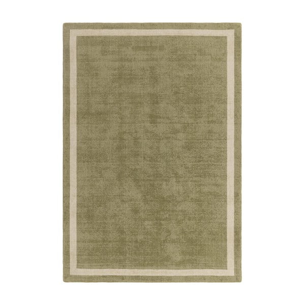 Kaki zeleni ručno rađen vuneni tepih 200x300 cm Albi – Asiatic Carpets