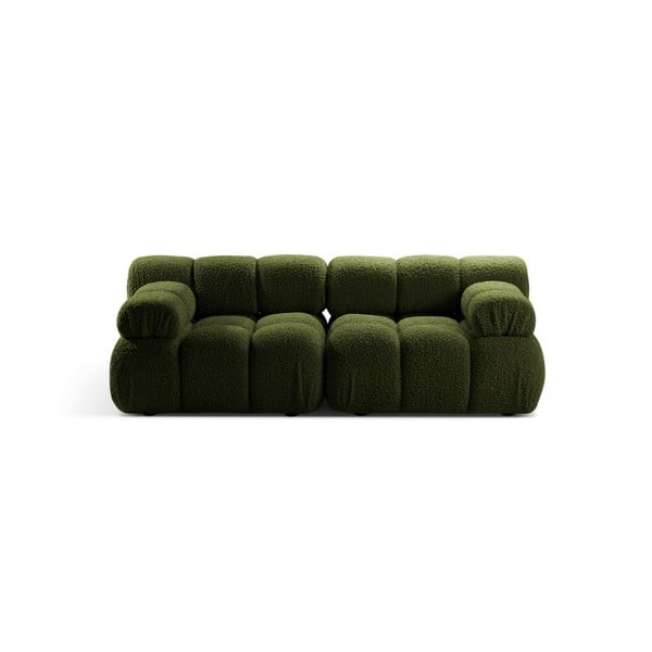 Zelena sofa od bouclé tkanine 188 cm Bellis – Micadoni Home