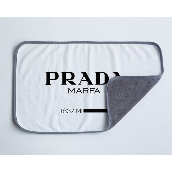Crno-bijeli ručnik od mikrovlakana 45x70 cm Prada – Really Nice Things